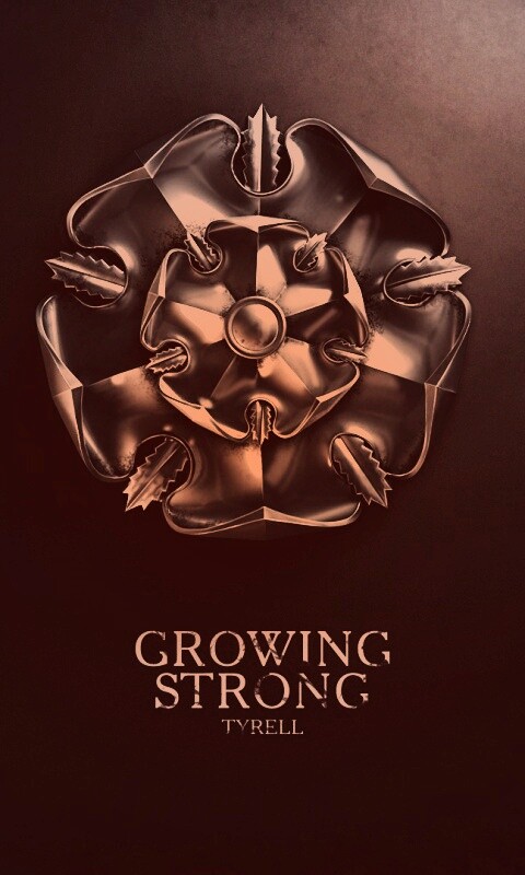 Металлический герб Тиреллов обои