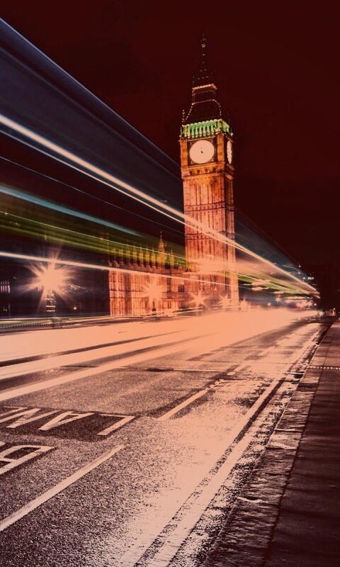 Ночной лондон обои