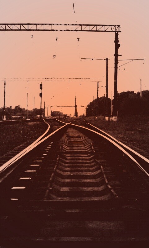 Железнодорожные пути обои