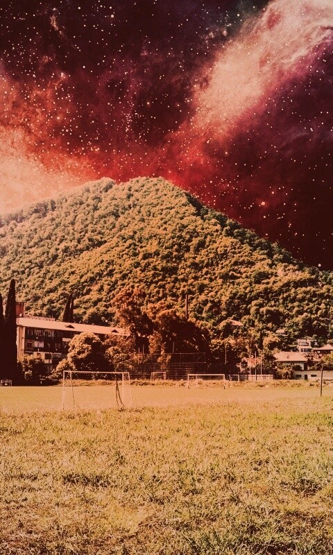 Под удивительным небом обои