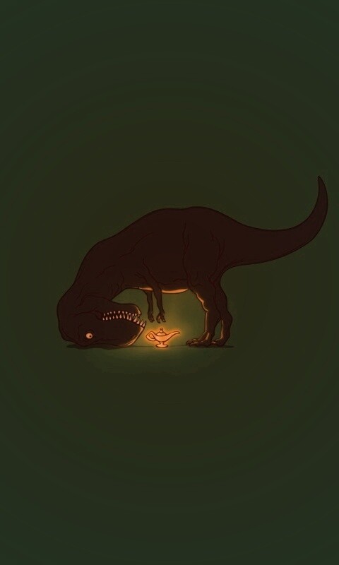 Сложная жизнь тираннозавра обои