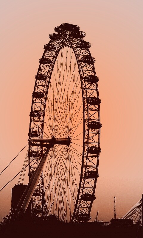 Силуэт Лондона обои