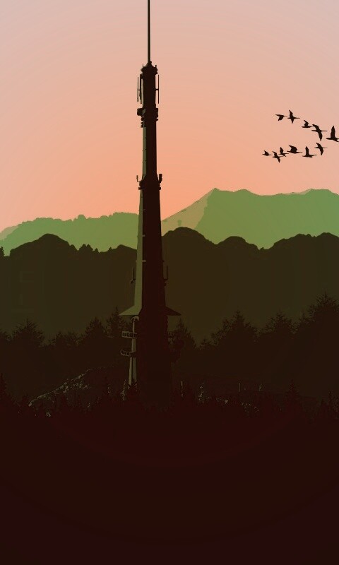 Зеленые горы обои