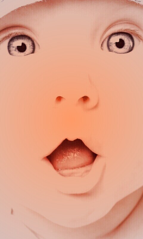 Удивлённый малыш обои