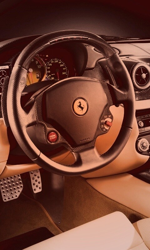 Салон феррари обои