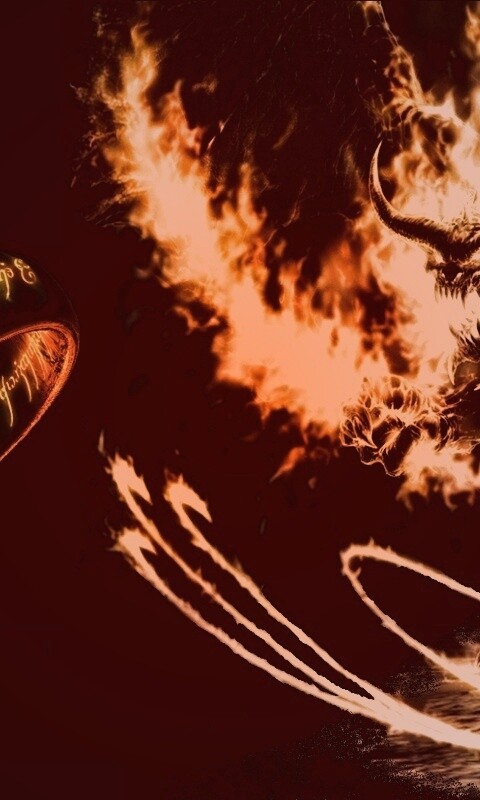 Балрог и Кольцо Всевластия обои