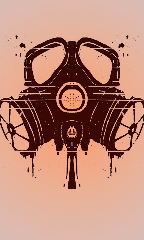 Противогаз обои