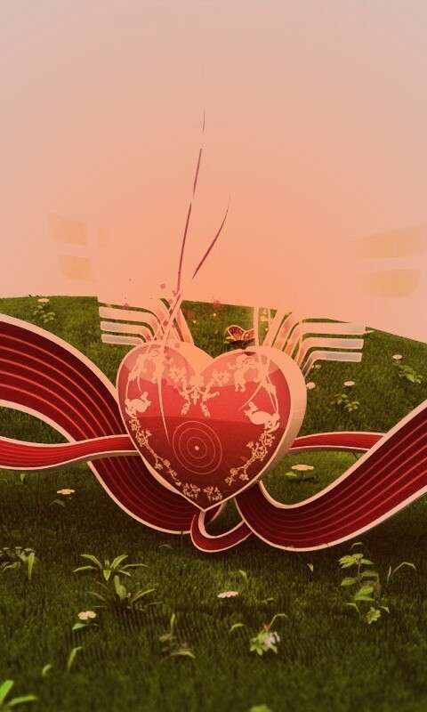 Валентинка обои