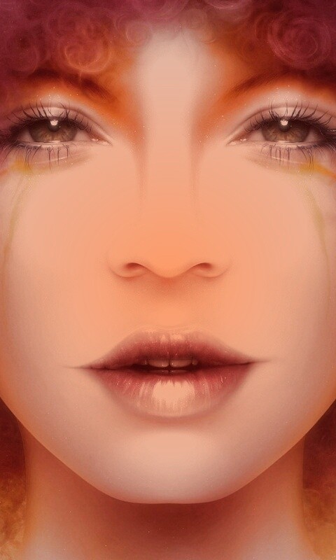 Карамельное личико обои