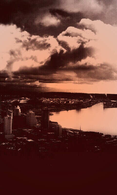 Штормовой Сиэтл обои