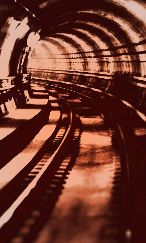 Тоннель метро обои