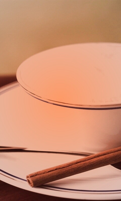 Чашечка кофе с корицей обои