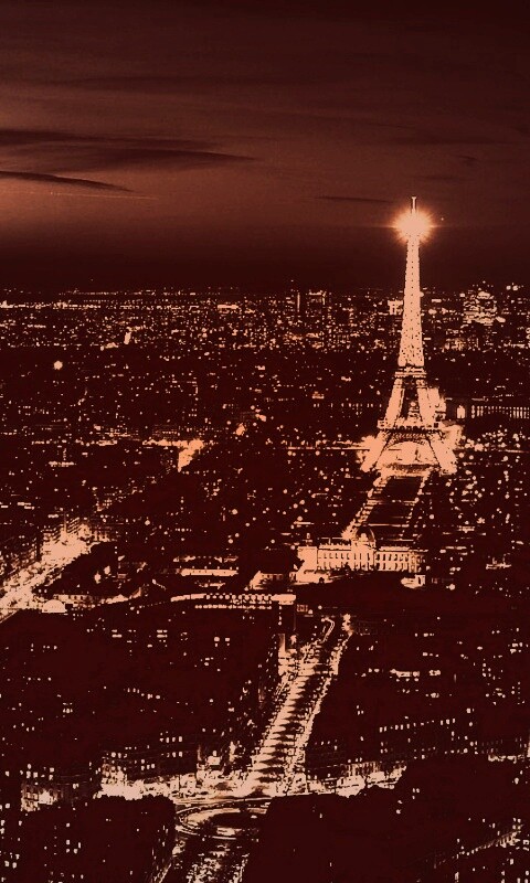 Ночной париж обои