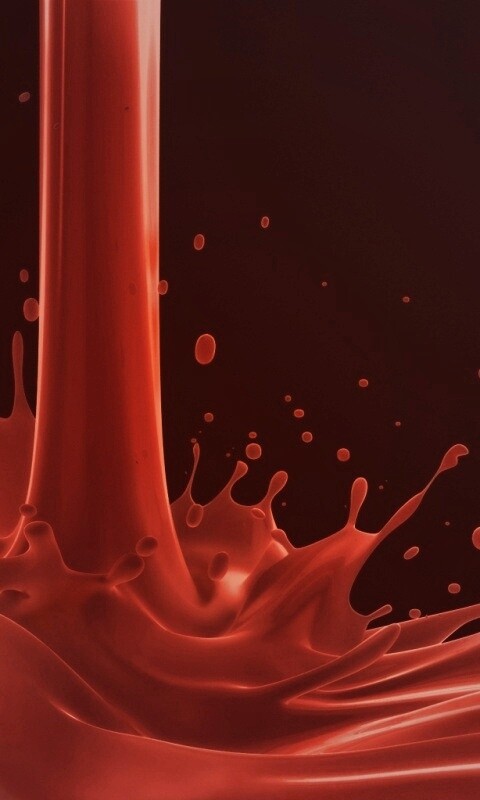 Красный всплеск обои