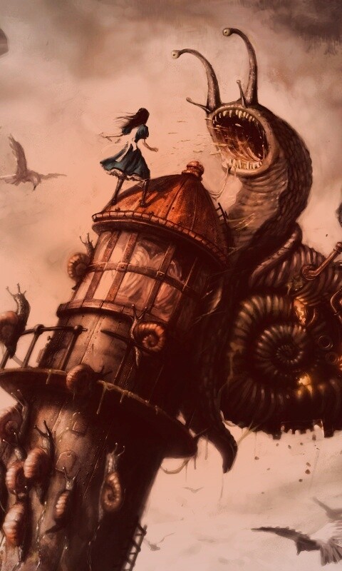 Битва с механической улиткой обои