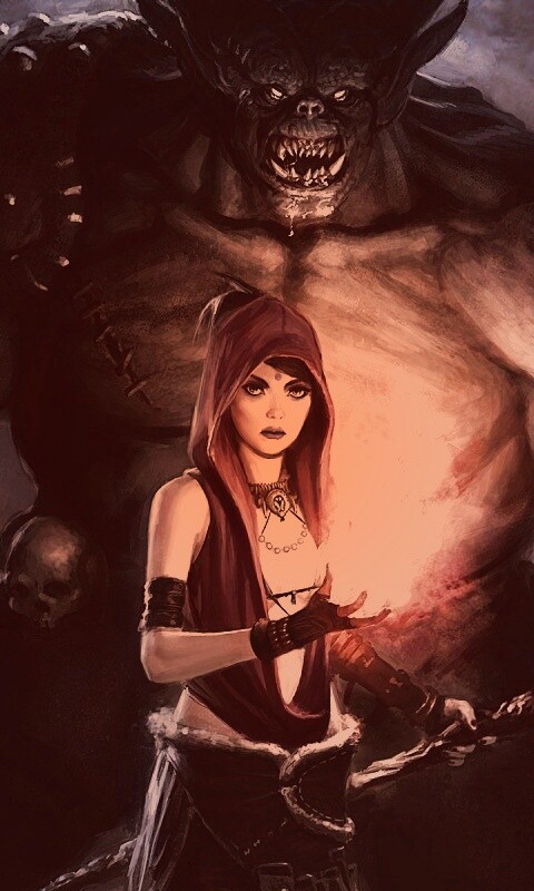 Морриган и порождение зла обои