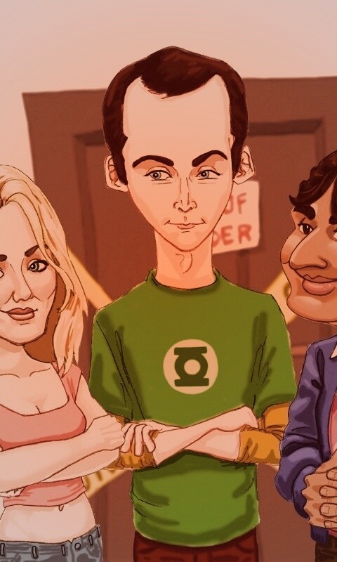 Теория большого взрыва (рисунок) обои