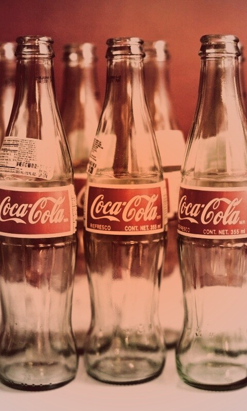 Бутылки Кока Колы обои