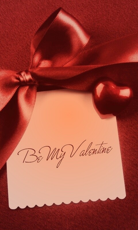Открытка на день Святого Валентина обои