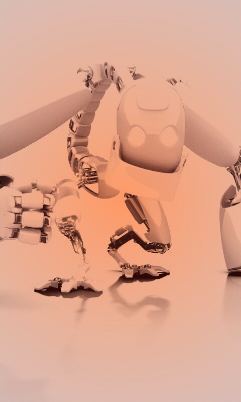 Крадущийся робот обои