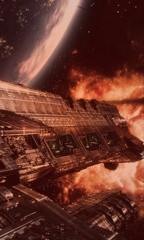 Космический корабль обои