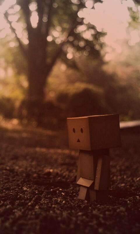 Картонный человечек обои