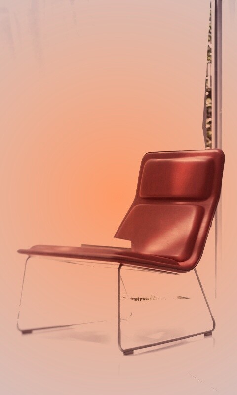 Стул перед занавеской обои