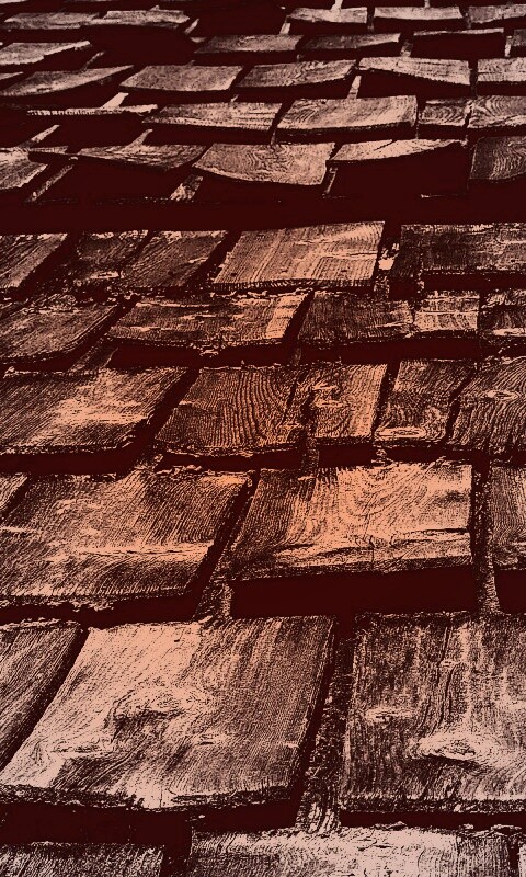 Деревянная крыша обои