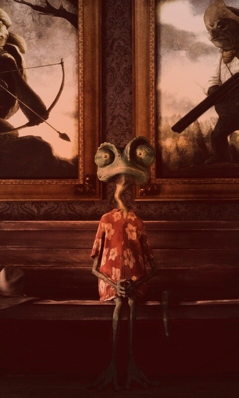 Ранго между двух картин обои