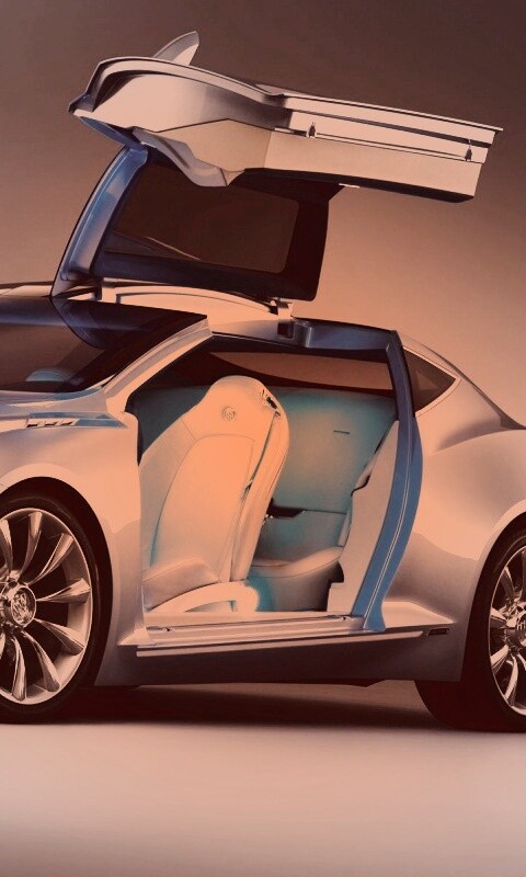 Buick Riviera с распахнутой дверцей обои