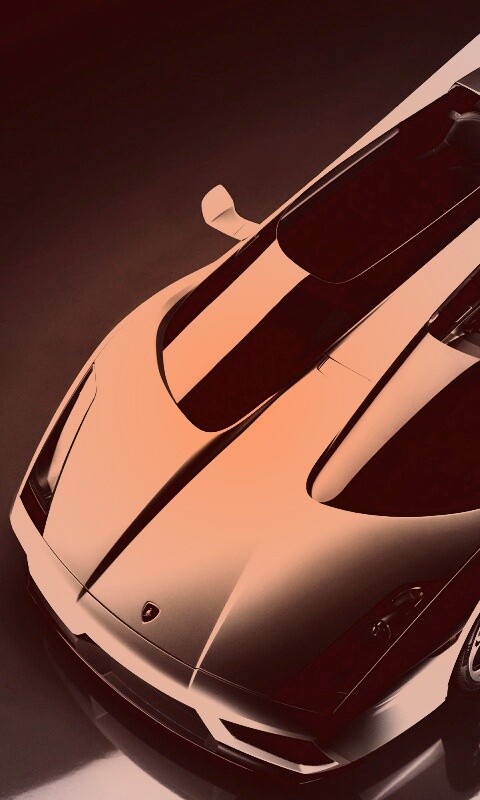 Светло-серый Lamborghini обои