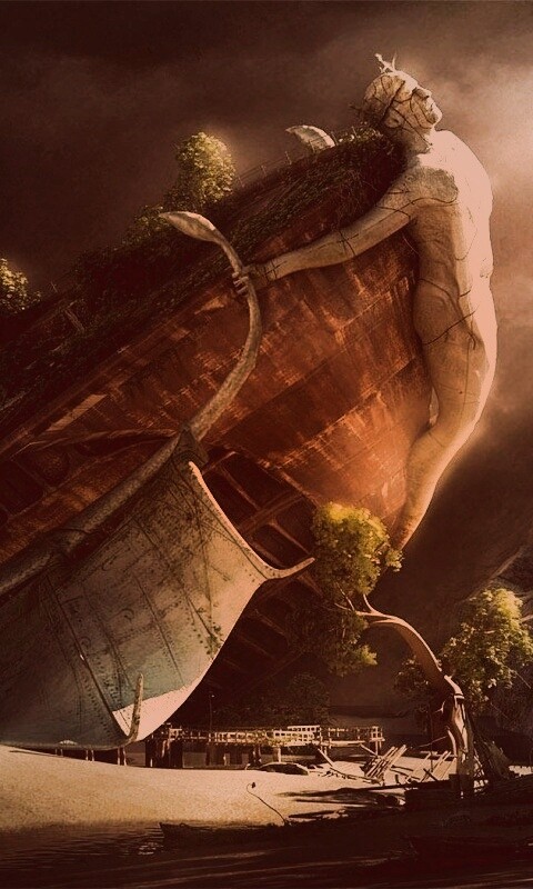 Древнее воздушное судно обои