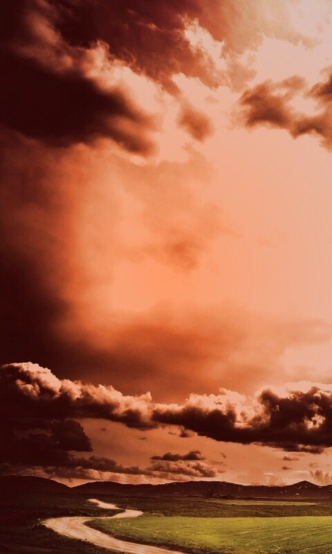 Золотое небо обои