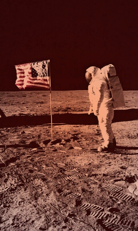 Высадка американцев на Луну обои