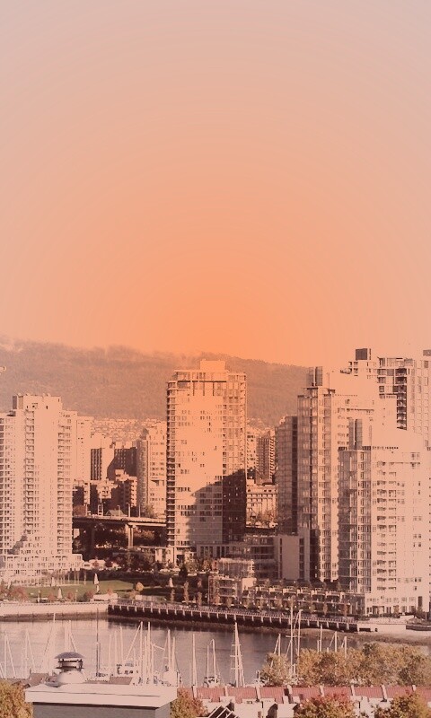 Панорама города обои