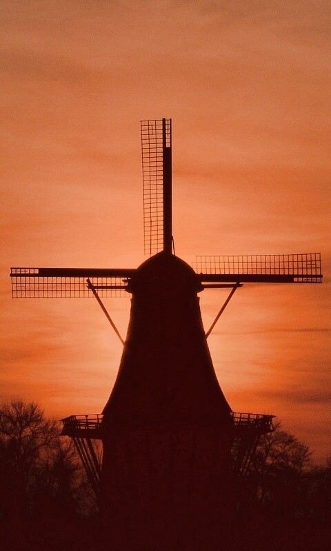 Мельница обои