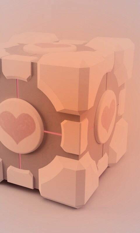 Взвешенный куб-компаньон обои