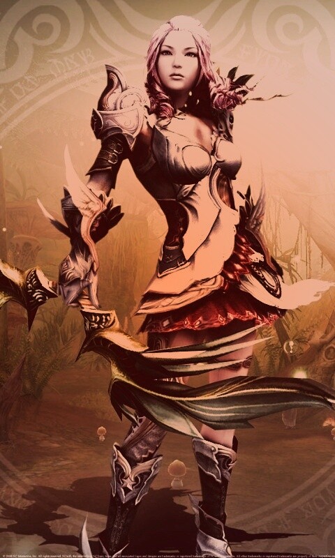 Лучница из Aion обои