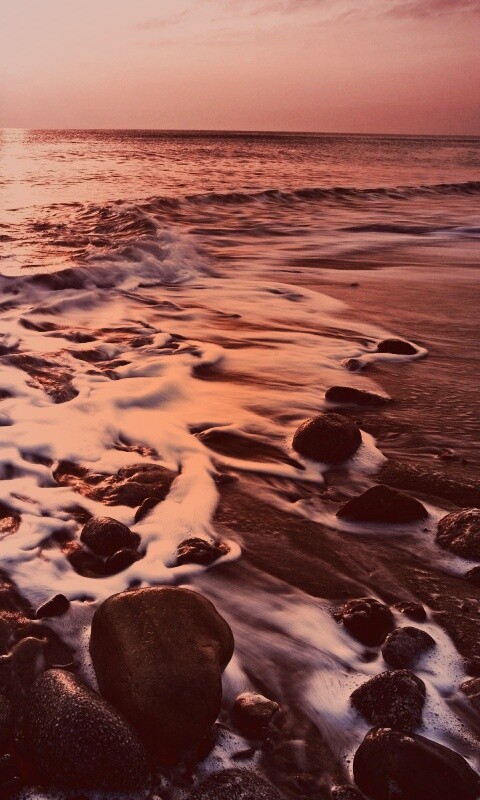 Каменистый берег обои