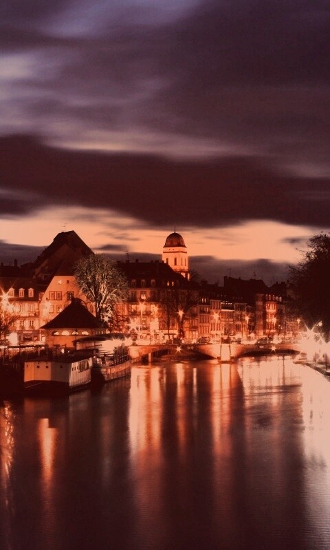 Город Страсбург обои