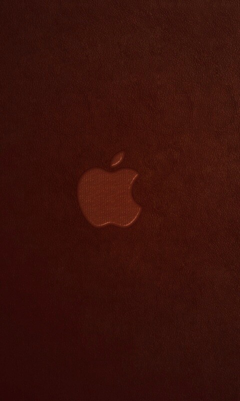 Логотип Apple в дереве обои