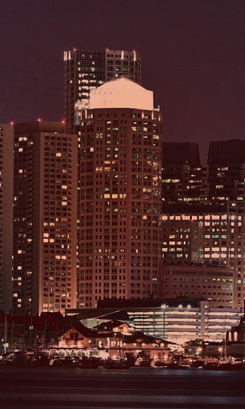 Панорама города обои