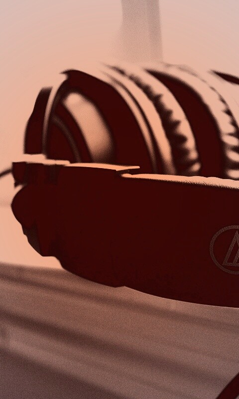 Наушники на подоконнике обои