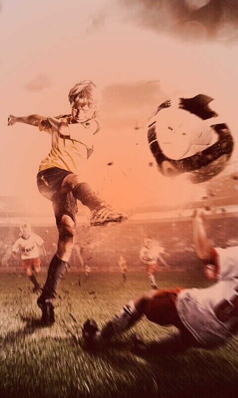 Игра в футбол обои