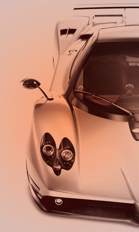 Pagani Zonda спереди обои