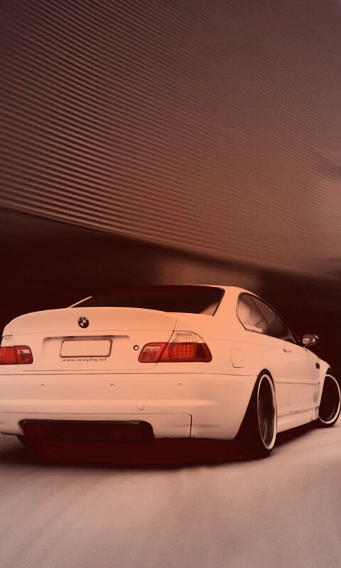Белый БМВ обои