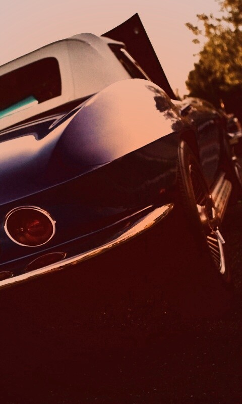 Ретро Chevrolet Corvette обои