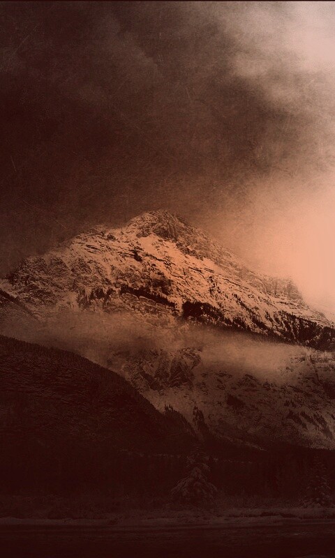 Ч/Б фото гор обои