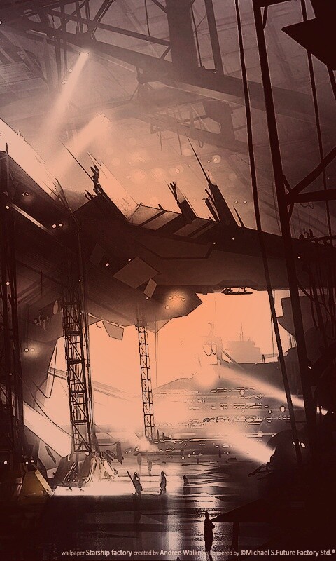 Сборка космического корабля обои