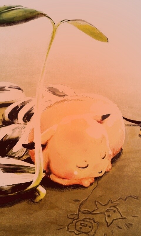 Пикачу отдыхает обои